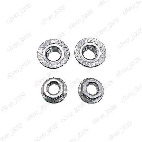 304 Stainless Steel Hex Flange Nuts Serrated Lock Nut M3 M4 M5 M6 M8