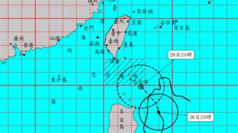 快訊／蘇拉要來了！氣象局23 30發布海警 最新颱風路徑曝