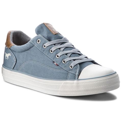 Sneakers Aus Stoff Mustang 42C0002 Blau Eschuhe De