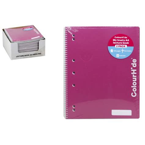 colourhide  lecture books note book   holder