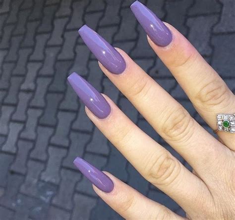 Pin By Olivia S Lifestyle On Nails Clawss Purple Nails Coffin