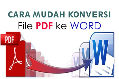 Cara Conversi PDF Ke Word Dengan Mudah Dan Cepat PAKAR TUTORIAL