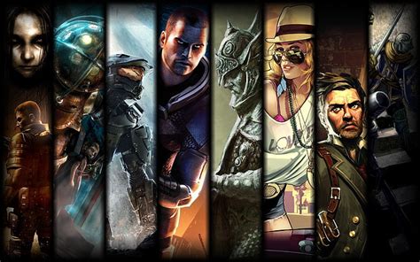 Gaming Collage Wallpaper