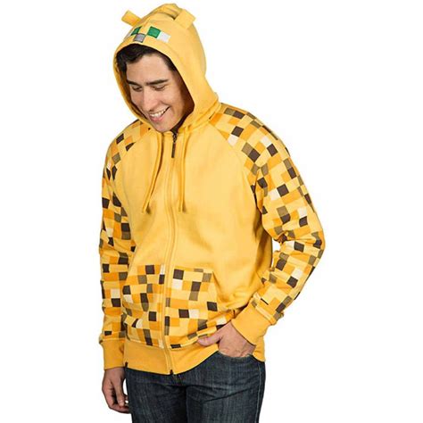 Minecraft Ocelot Premium Zip-up Men's Adult Halloween Costume - Walmart.com