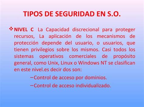 Seguridad En Sistemas Operativos Ppt