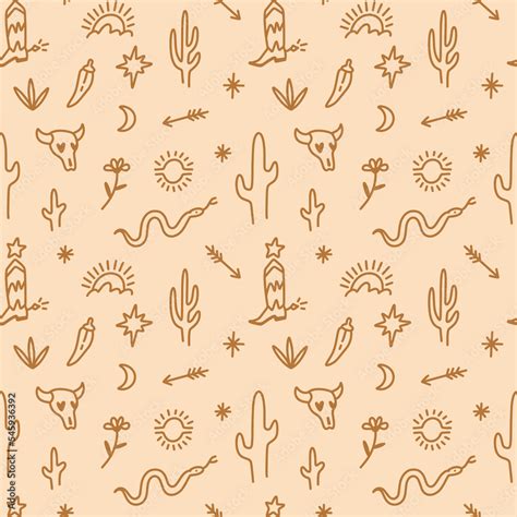 Western Wallpaper Pattern