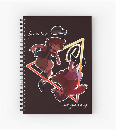 Gravity Falls Spiral Notebooks By Chibigaia Redbubble