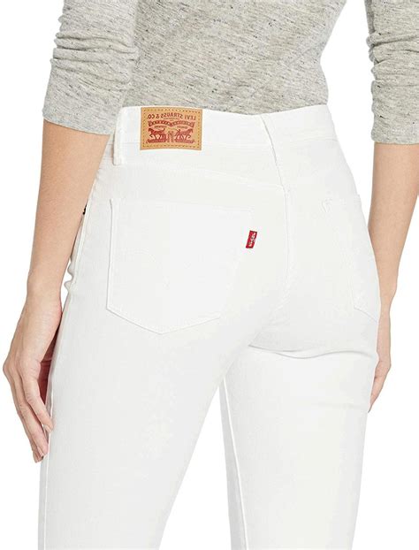 Levi S Women S Classic Mid Rise Skinny Jeans Pure White Pure White