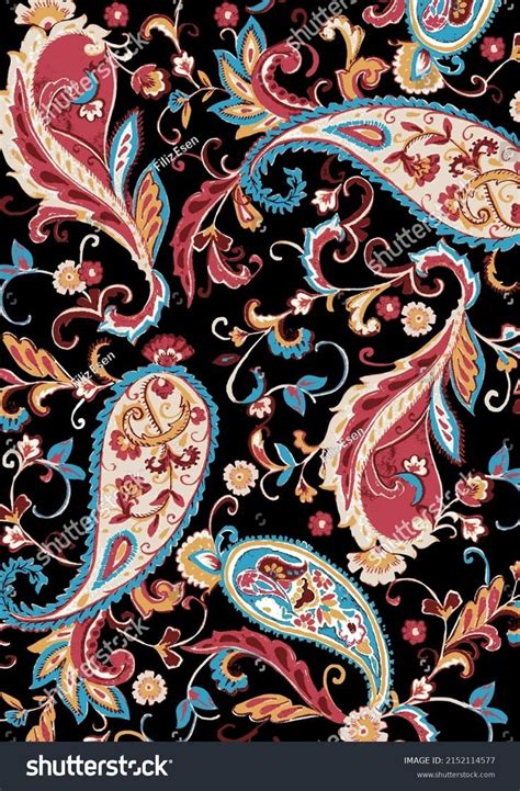 paisley pattern   ornamental textile design   teardrop