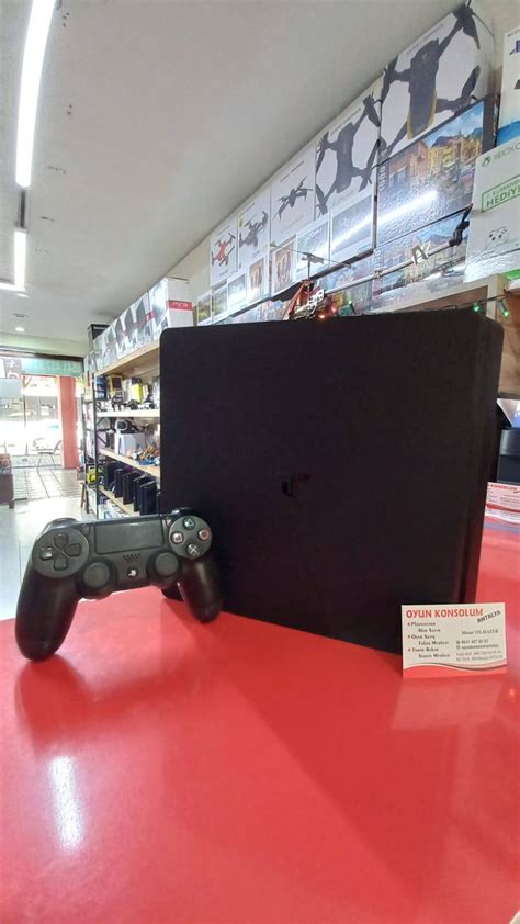 PS4 SLİM 500 GB 1 ORJINAL KOL TAMİR GÖRMEMİŞ PS4 SLİM Oyun ve Oyun