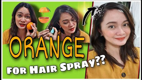 Orange Fruit For Diy Setting Hair Spray At Home Kringkring Vlogg