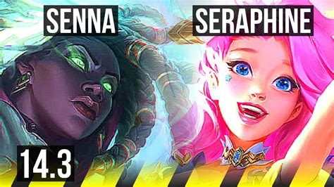 Senna And Janna Vs Seraphine And Maokai Adc Rank 1 Senna Rank 5 7 3 11 Euw Challenger 14 3