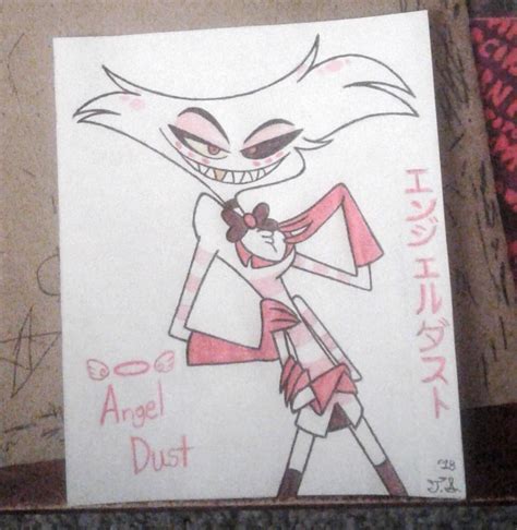 My First Drawing Of Angel Dust Rhazbinhotel