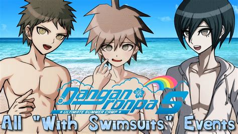 Danganronpa Ultimate Summer Camp All With Swimsuits Interactions