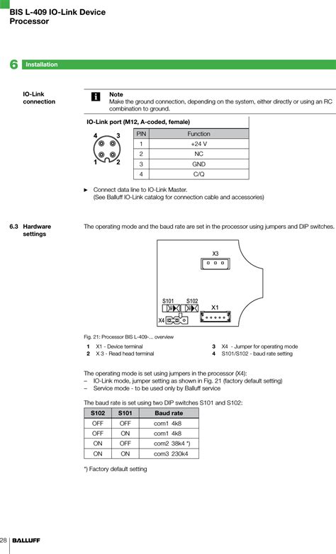 Balluff Bisl Bis L X Series User Manual Of