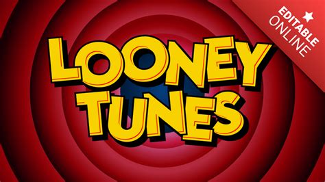 Looney Tunes Melhor Avaliado Gerador De Fontes Efeitos Do Texto