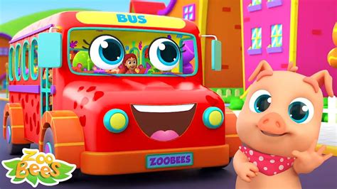 Roues sur le Bus Véhicules Chanson Plus 3d Comptines pour les Enfants