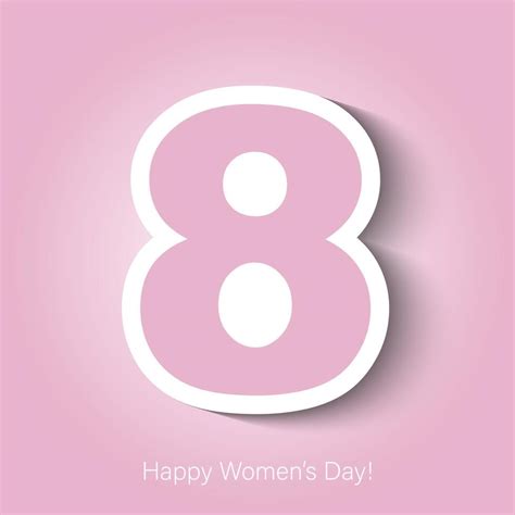 Womens Day 8 Of March Card 4569632 Vector Art At Vecteezy