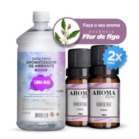 Kit 2 Essências Com Base 1l Para Aromatizador E Difusor Elétrico Base