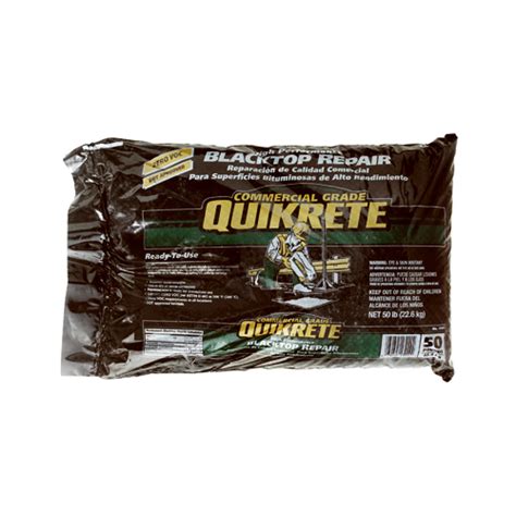 Quikrete 1701 52 Blacktop Repair Black 50 Lb Black