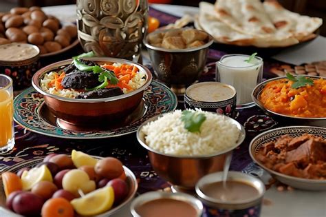 Premium Photo Arabian Food Set Arabian Food Traditional Arabic Dishes