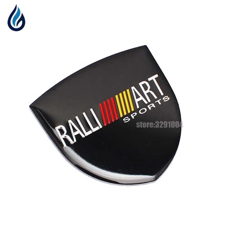 Aliexpress Buy Car Decoration Badge Decal Metal Ralliart Emblem