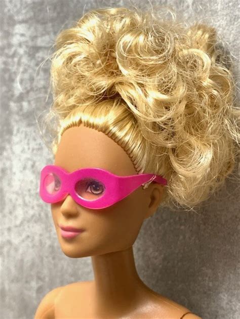 Barbie Doll Eyeglasses Pink Frame With See Thru Lense Scale 1 6 Etsy Canada