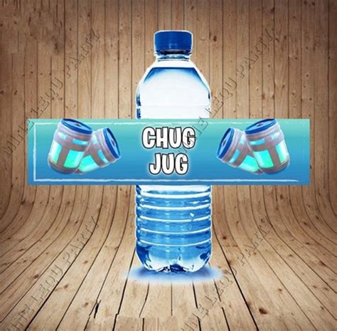 Free Printable Fortnite Chug Jug Labels Fortnite Mini Oreo Wrapper Template Print Party