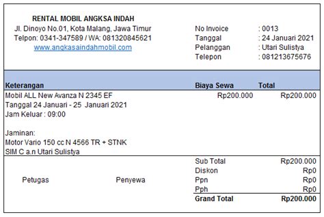 Apa Itu Invoice Fungsi Jenis Cara Membuat Dan Contohnya