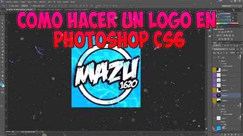 Como Hacer Un Logo En Photoshop Cs6 Youtube