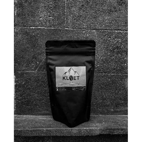jual kloet coffee robusta arabica blend gr shopee indonesia