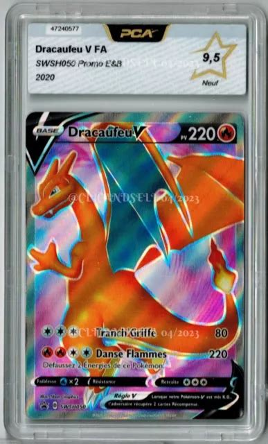 CARTE POKÉMON PCA Dracaufeu V FA SWSH050 Promo E B FR 9 5 9 5 EUR 201