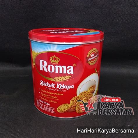 Jual ROMA BISKUIT KELAPA KALENG 345GR Shopee Indonesia