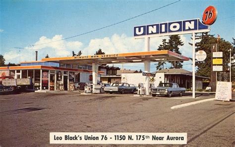 Union 76 | Old gas stations, Service station, Gas station