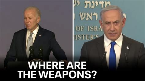 Israels Netanyahu Blames Biden For Withholding Weapons US Officials