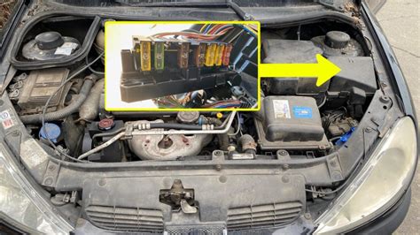 Peugeot 206 Fuse Box And Relay Panel Location Diagram Explanation