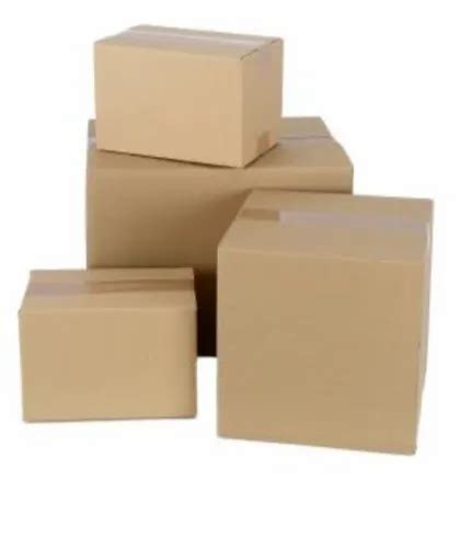 Brown Rectangular Corrugated Carton Box Weight Holding Capacity Kg