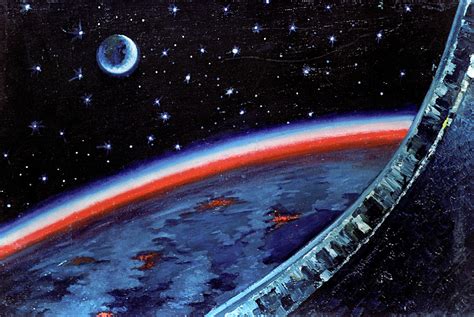 Space oddity: 8 paintings by the first man in outer space - Russia Beyond