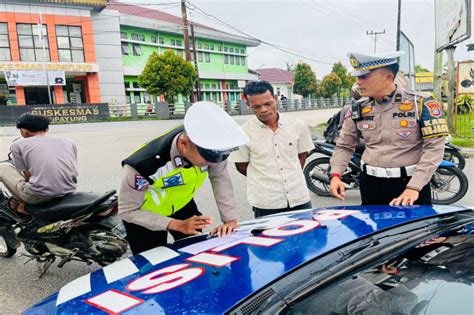 Hari Ketiga Ops Zebra Toba Pengendara Kena Tilang Hukum