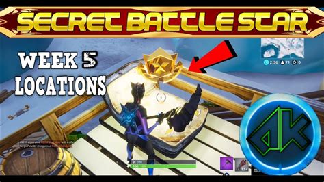 Find The Secret Battle Star In Loading Screen Location Week 5 Season 7 Youtube