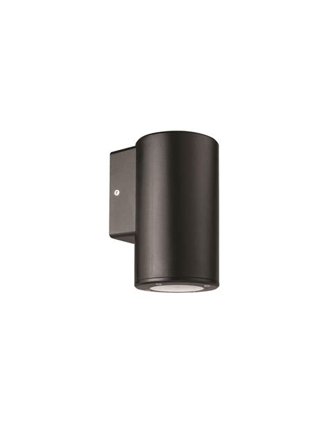 APLIQUE DE PARED FOSTOS REDONDO PLÁSTICO GU10 IP65 NEGRO