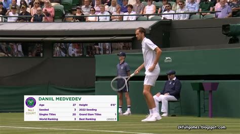 Tennis Wimbledon St Round Daniil Medvedev Vs Arthur Fery