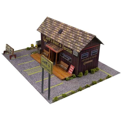 Bk Scale Bait Shop Building Kit Buildingkit Baitshop