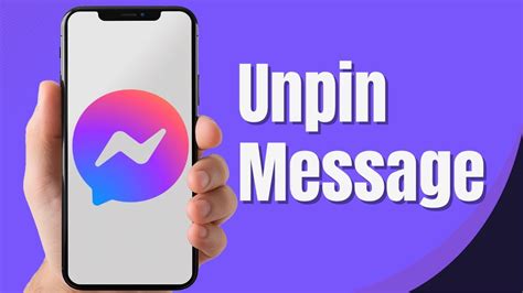 How To Unpin A Message In Messenger Youtube