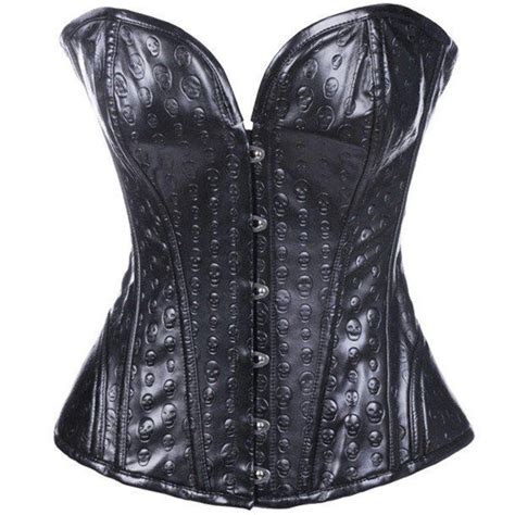 Skull Print Steel Boned Corset Corsets And Bustiers Steel Boned