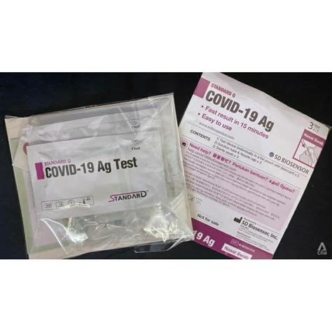 SPD HSA Approved SD Biosensor Standard Q COVID 19 Ag Home Test 3