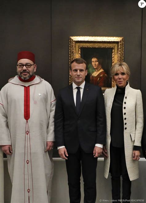 Emmanuel Macron Et Brigitte Mohammed VI Visite Du Louvre Abu Dhabi