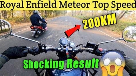 2023 New Royal Enfield Meteor 350 Top Speed Test😱 After 10000km