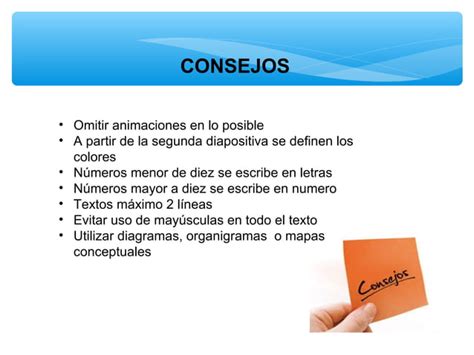 Recomendaciones Para Realizar Presentaciones En Power Point PPT