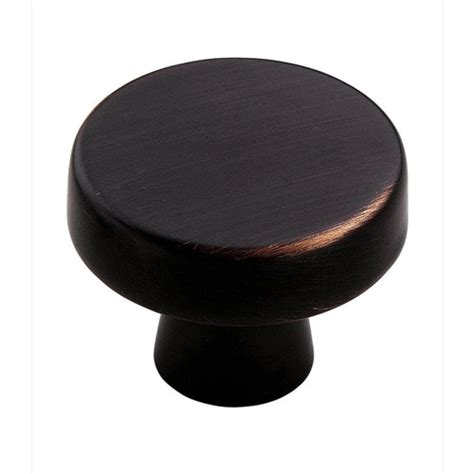 Amerock Blackrock Oil-Rubbed Bronze Round Cabinet Knob in the Cabinet ...